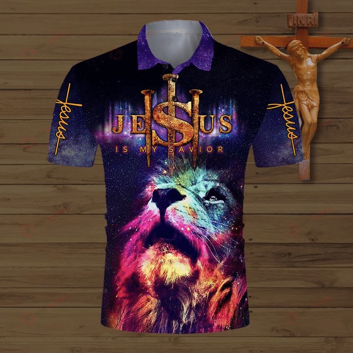Jesus Is My Savior All Over Printed Polo Shirts Av0001001