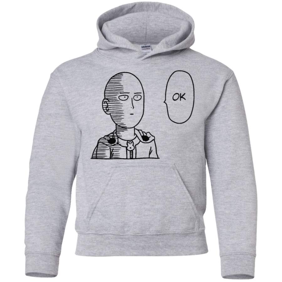 AGR One Punch Man OPM – Saitama Ok Youth Pullover Hoodie