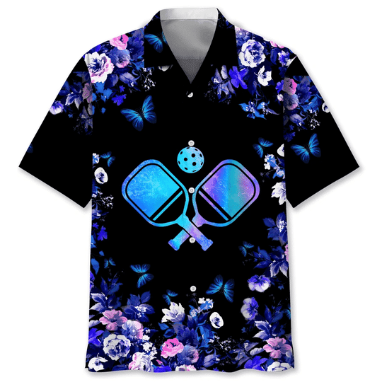 Aloha Floral Pickleball Hawaii Shirt For Men Women Ha38886