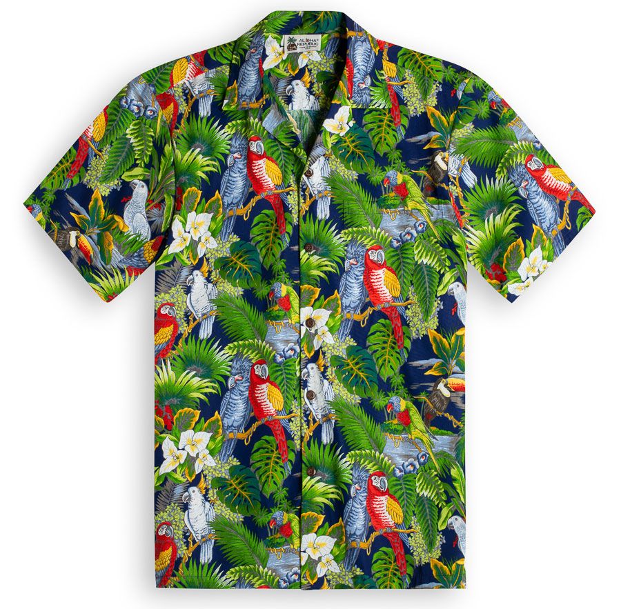 Parrot Legend Green Amazing Design Hawaii Shirt Ha47763