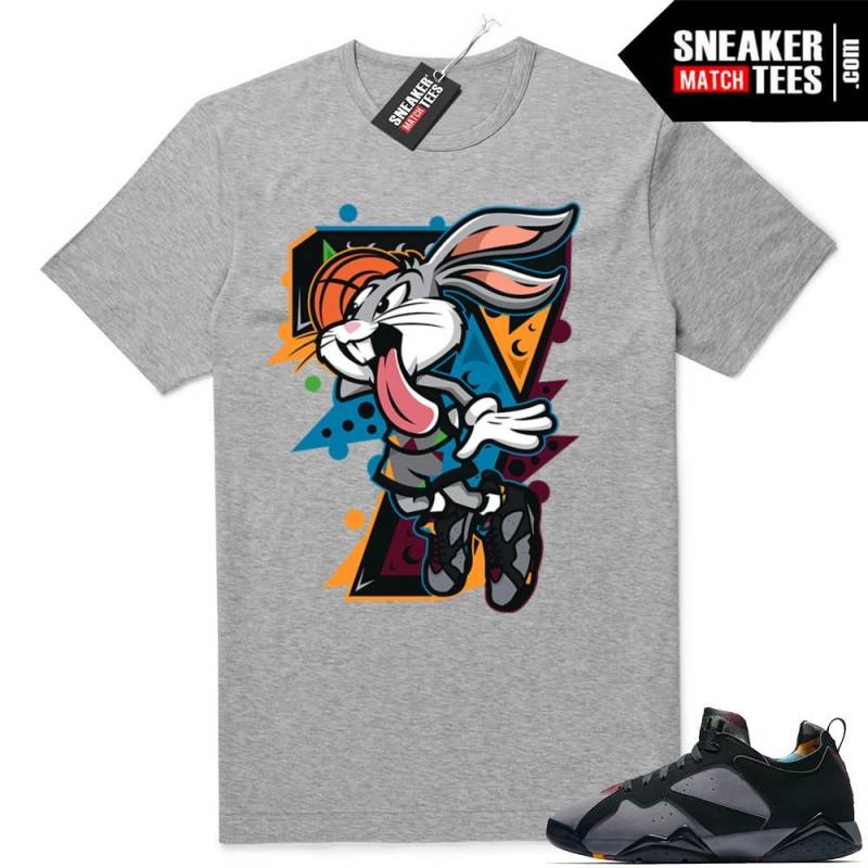 Air Jordan Bordeaux Shirt | Air Bunny | Heather Grey Shirt