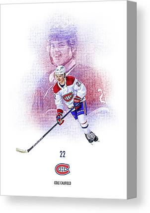 Cole Caufield Montreal Canadiens Sportspop Art Canvas Print