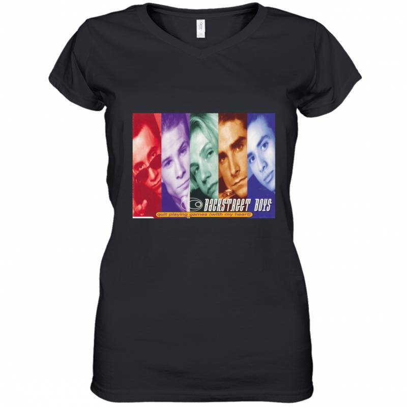 Backstreet Boys Women’s V-Neck T-Shirt