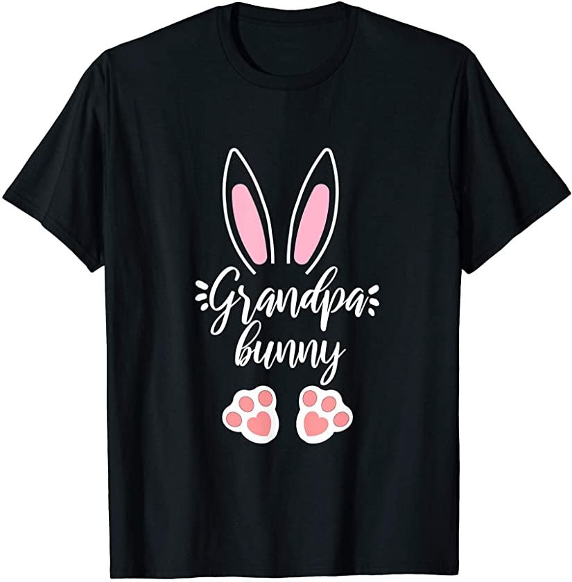 Mens I’m The Grandpa Bunny Matching Family Easter Party hunting T-Shirt