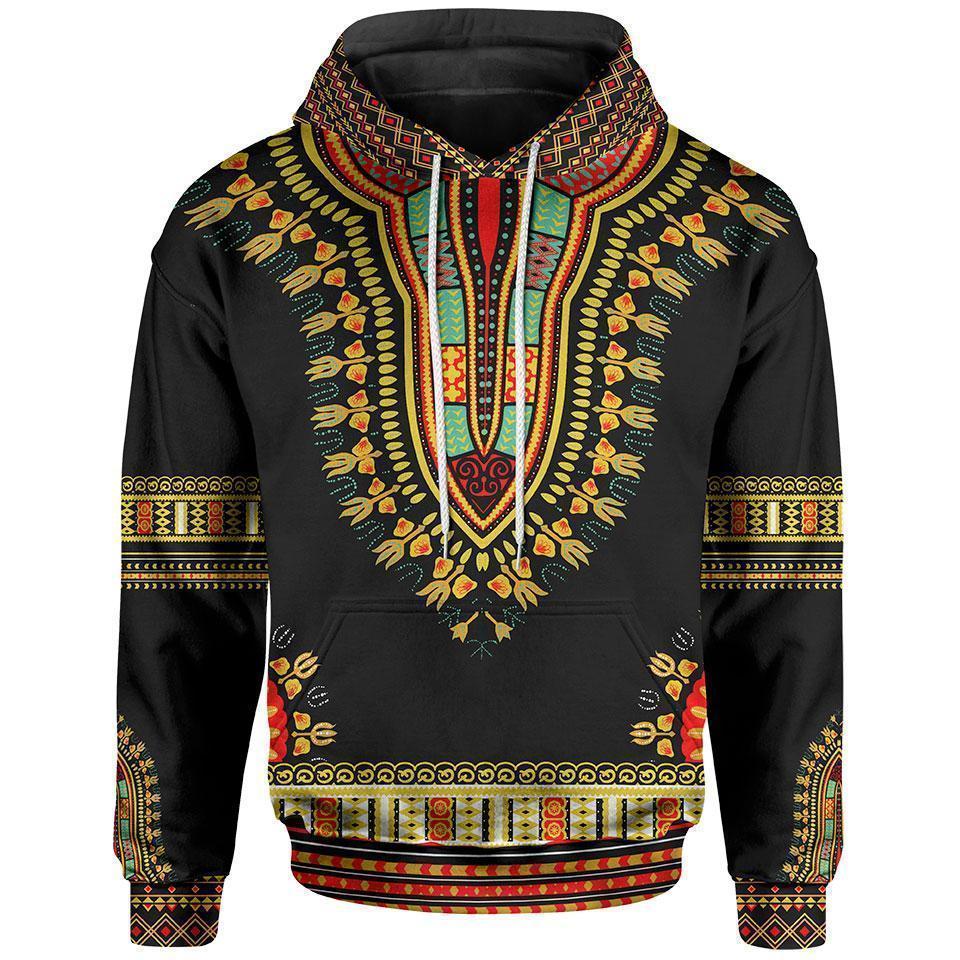 Greek Life Hoodie – Colorful Dashiki Pullover