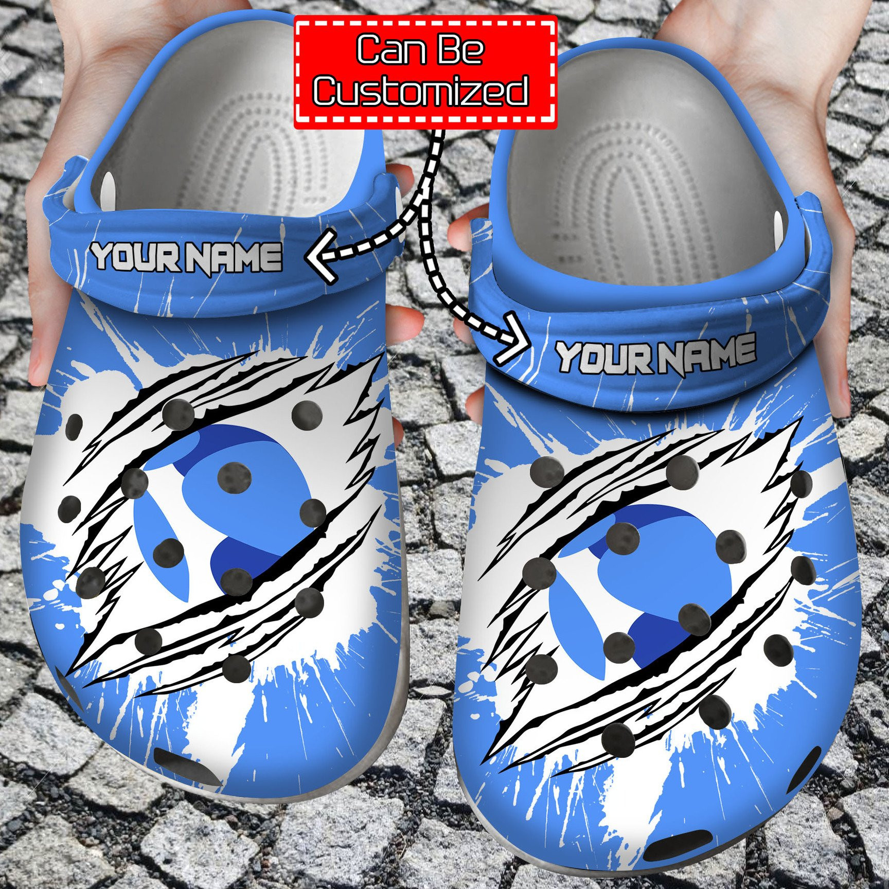 Personalized Luna Coin Ripped Through Crocs Clog Shoes Crypto Crocs