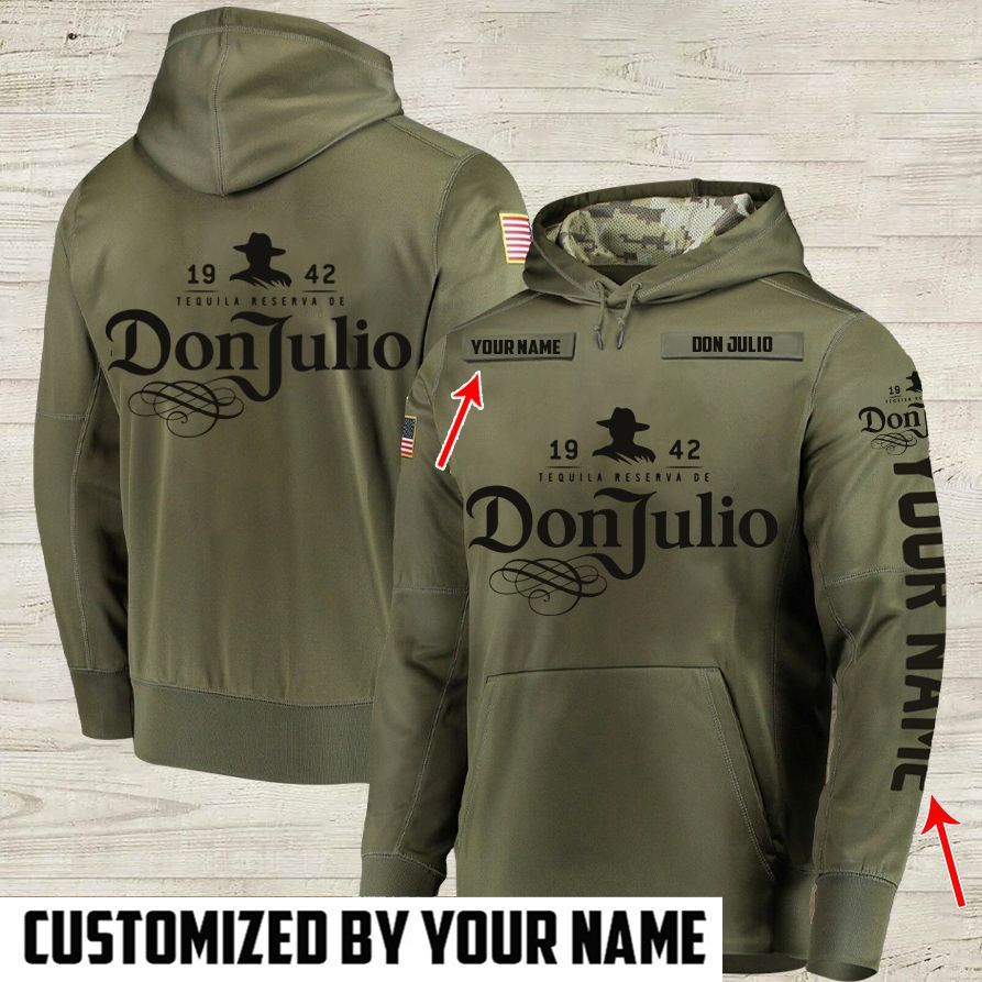 LIN230920L02 Don Julio CUSTOM NAME PULLOVER HOODIE