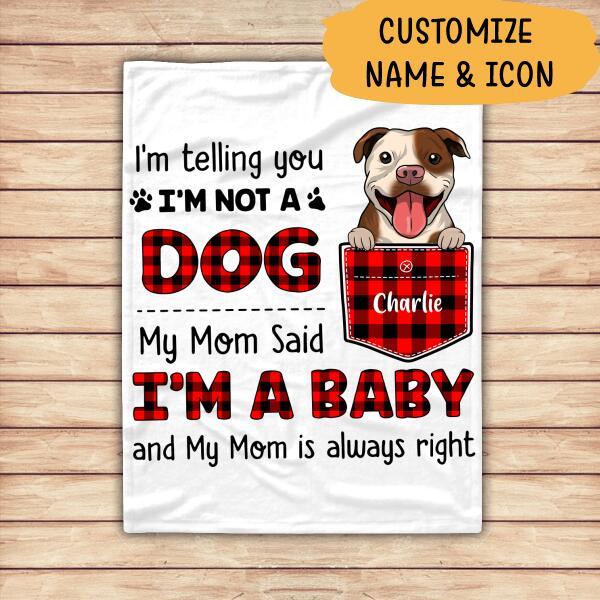 Telling You I Am Not A Dog Personalized T-Shirt For Dog Lovers Amazing Gift For You Friends