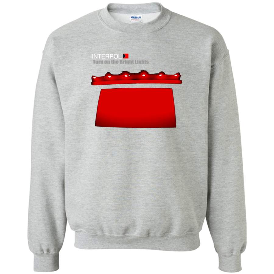 AGR INTERPOL Turn On The Bright Lights Crewneck Pullover Sweatshirt