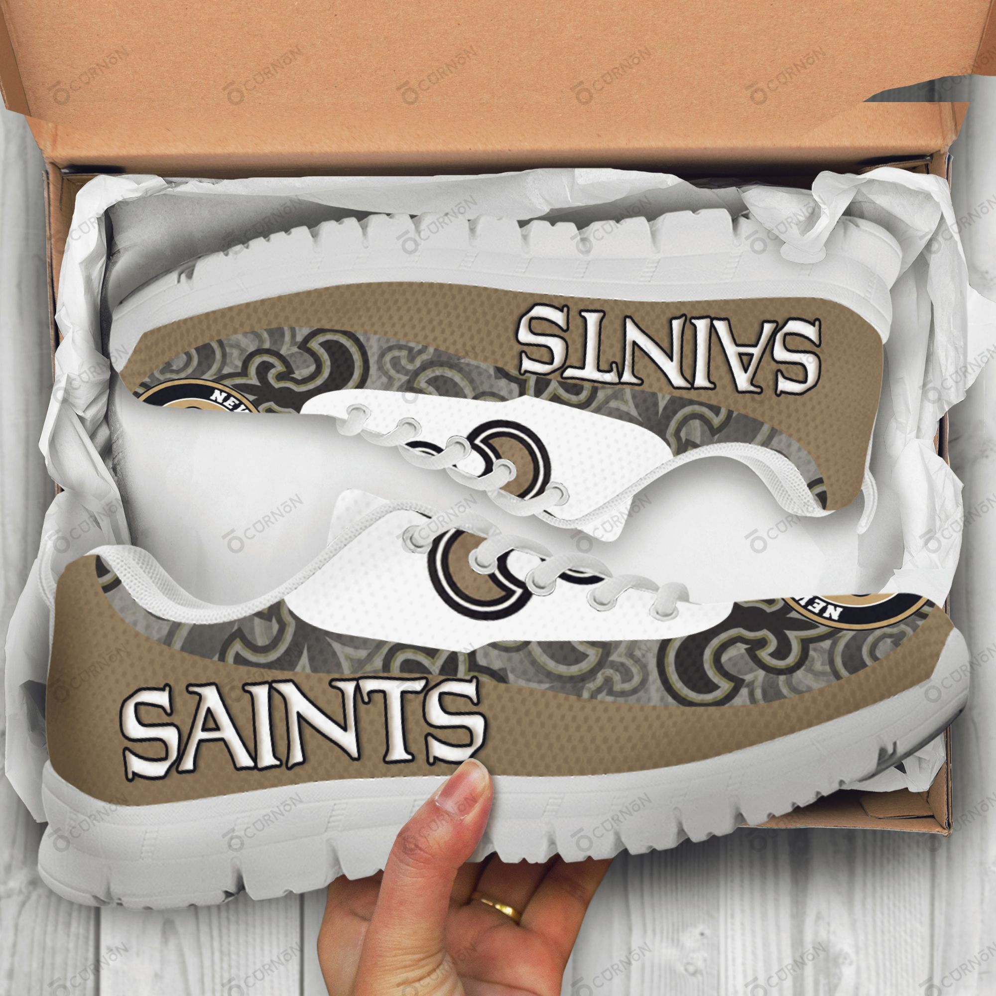 New Orleans Saints Custom Sneakers