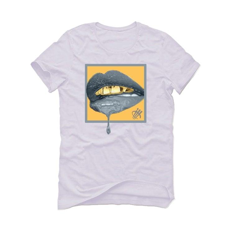 Yeezy 350 V2 “Ash Blue” 2021 White T-Shirt (Lipstick) – Ellis Clothes