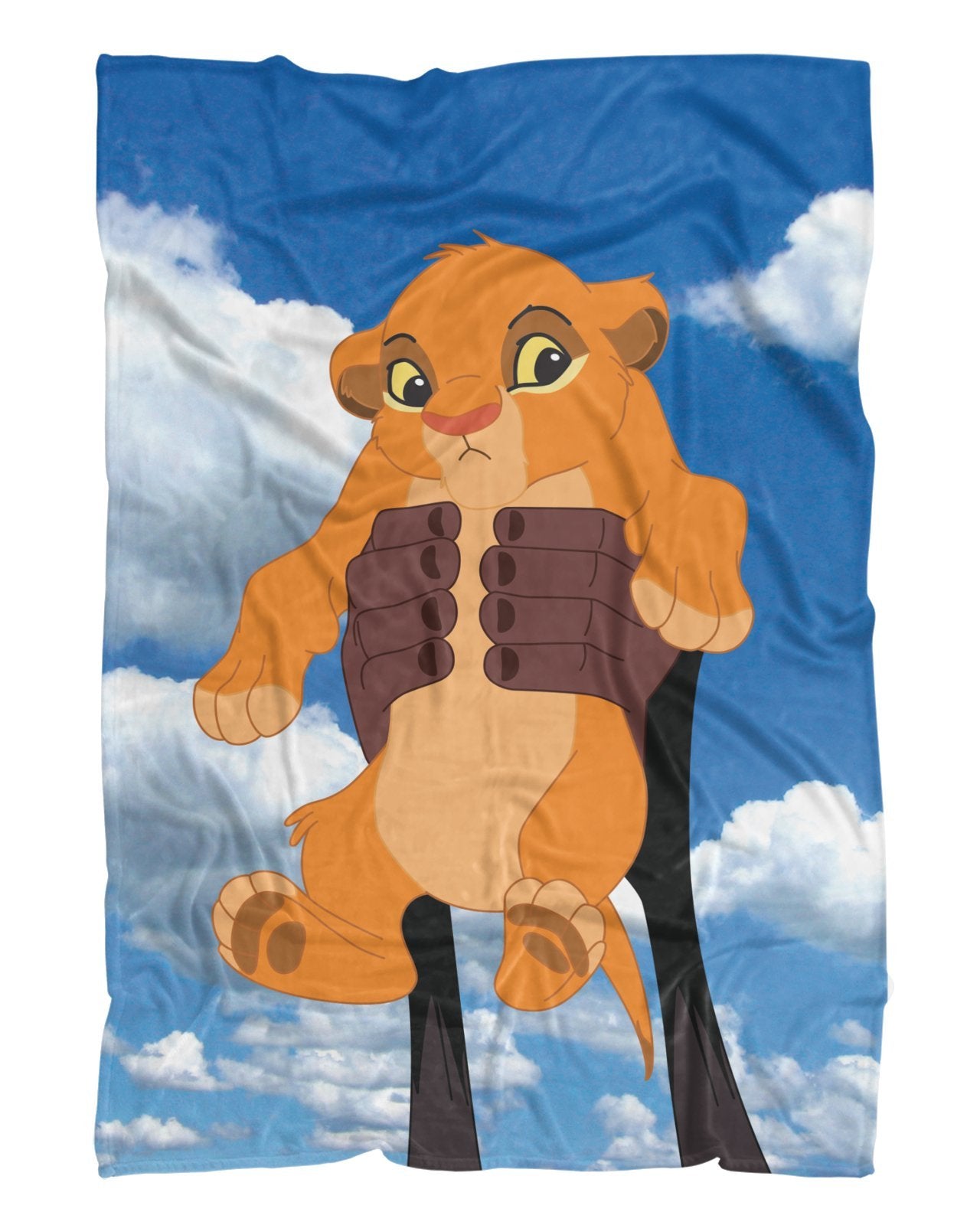 Baby Simba Fluffy Micro Fleece Throw Blanket