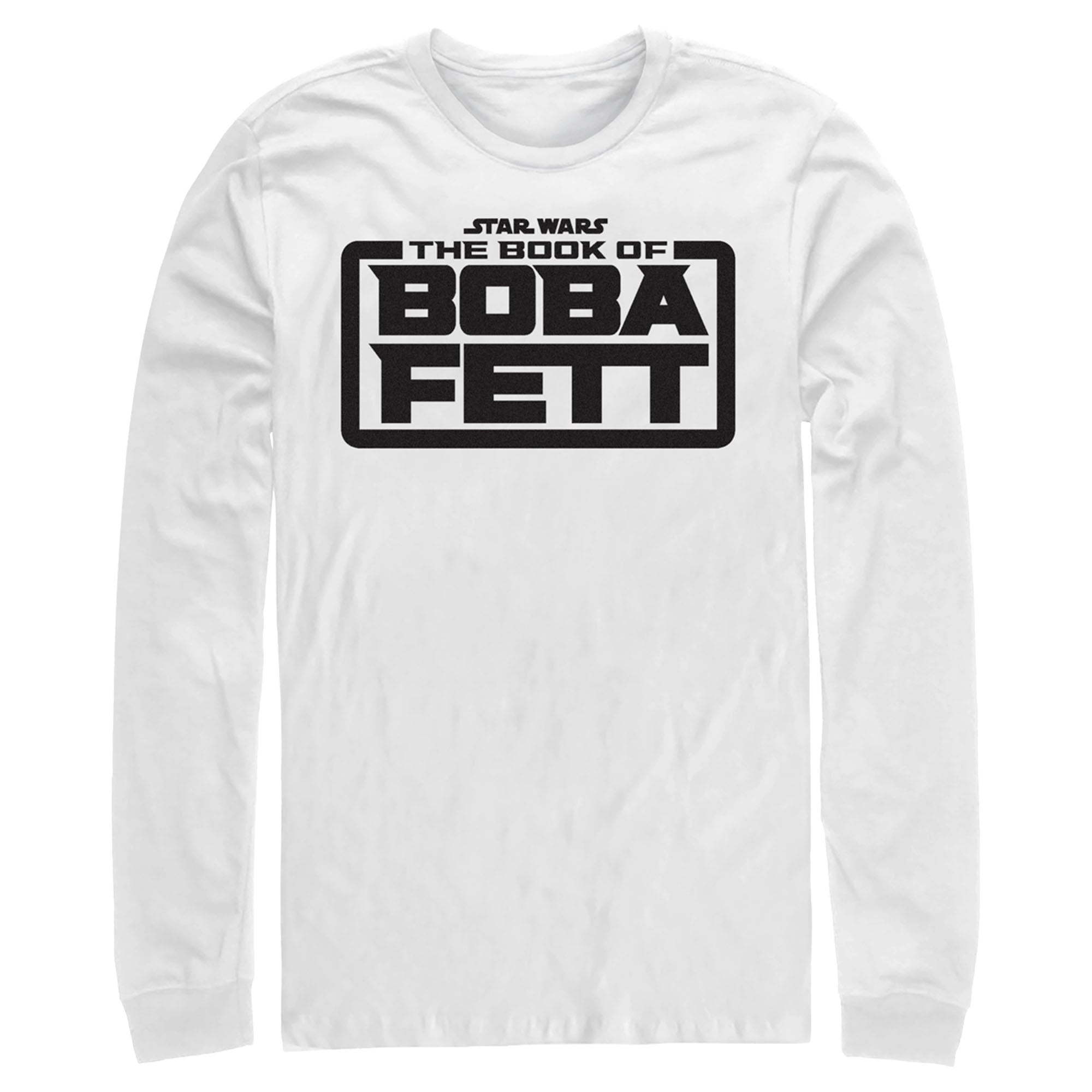 The Book Of Boba Fett Men’S Black Logo  Long Sleeve Shirt