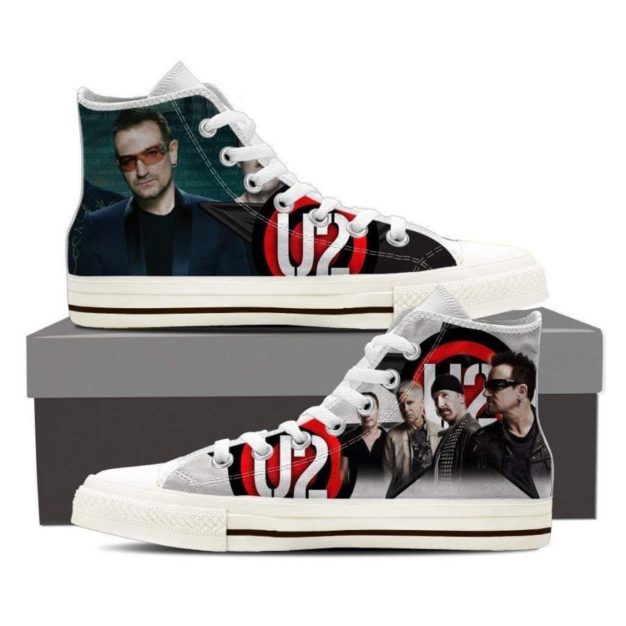 U2 Mens High Top Sneakers