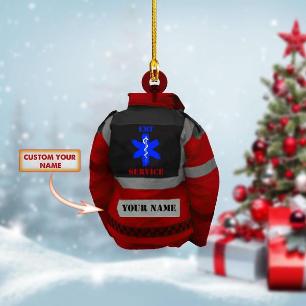 Emt Ems Paramedic Ornament – Cso – Red Emt Gift – Fuly81 Christmas Ornament