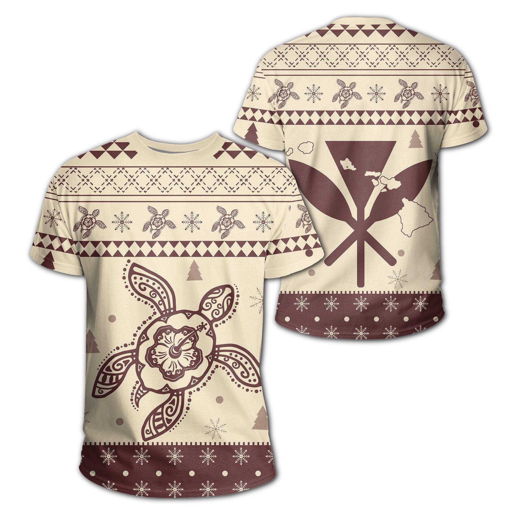 Hawaiian Christmas Turtle Pattern Keep Style Ah Ha50120