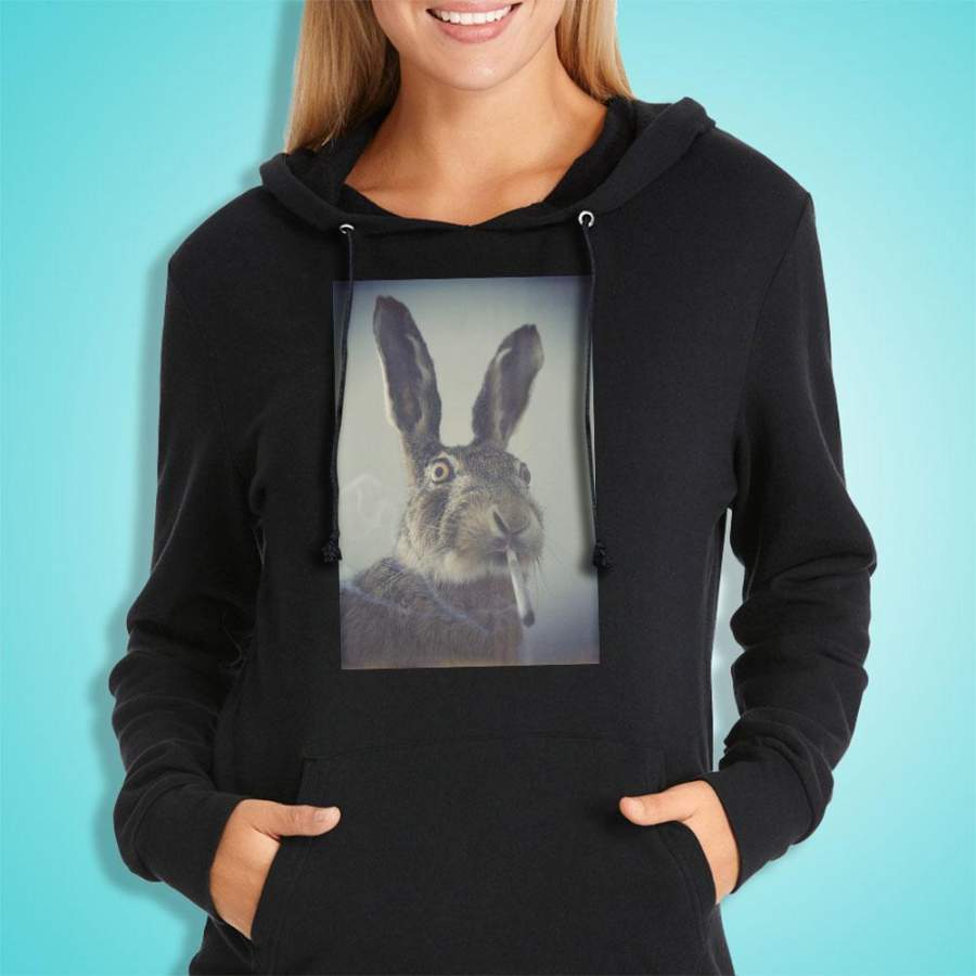 Stoner Rabbit Joint Blunt Bong Weed Dope Women’S Hoodie