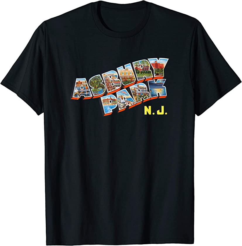 Asbury Park New Jersey Shirt NJ Retro Vintage TShirt