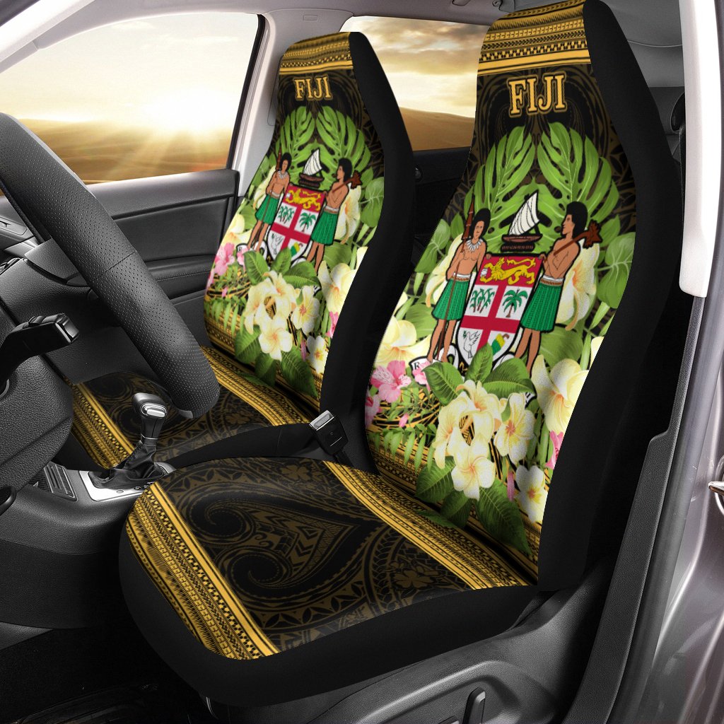 Fiji Car Seat Cover Polynesian Gold Patterns Collection BN01