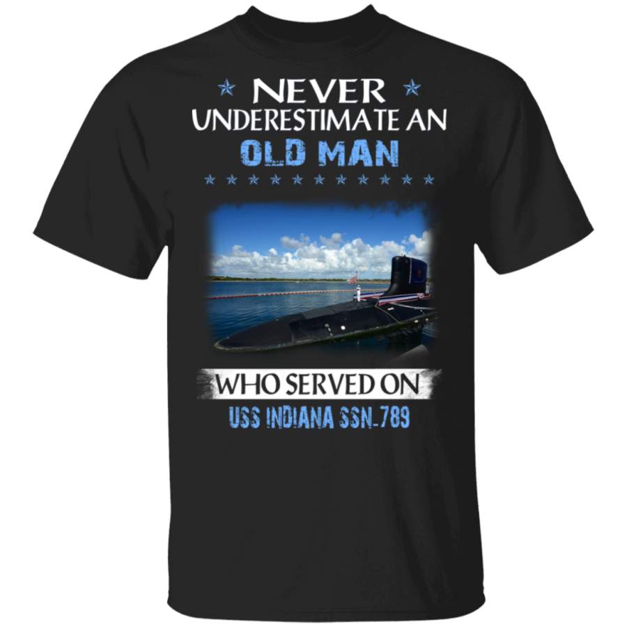 USS Indiana SSN-789 Veterans Day Christmas Gift T-Shirt