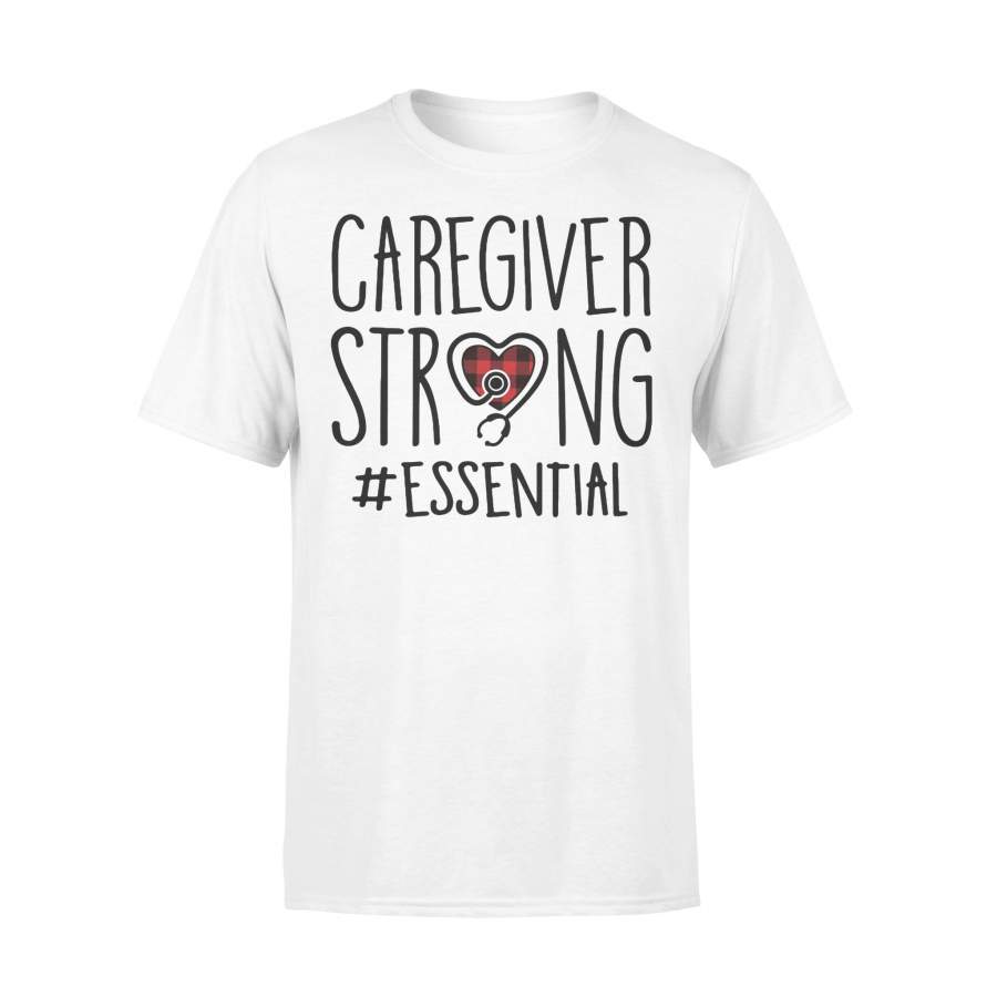 Caregiver Strong Essential Heart T-shirt