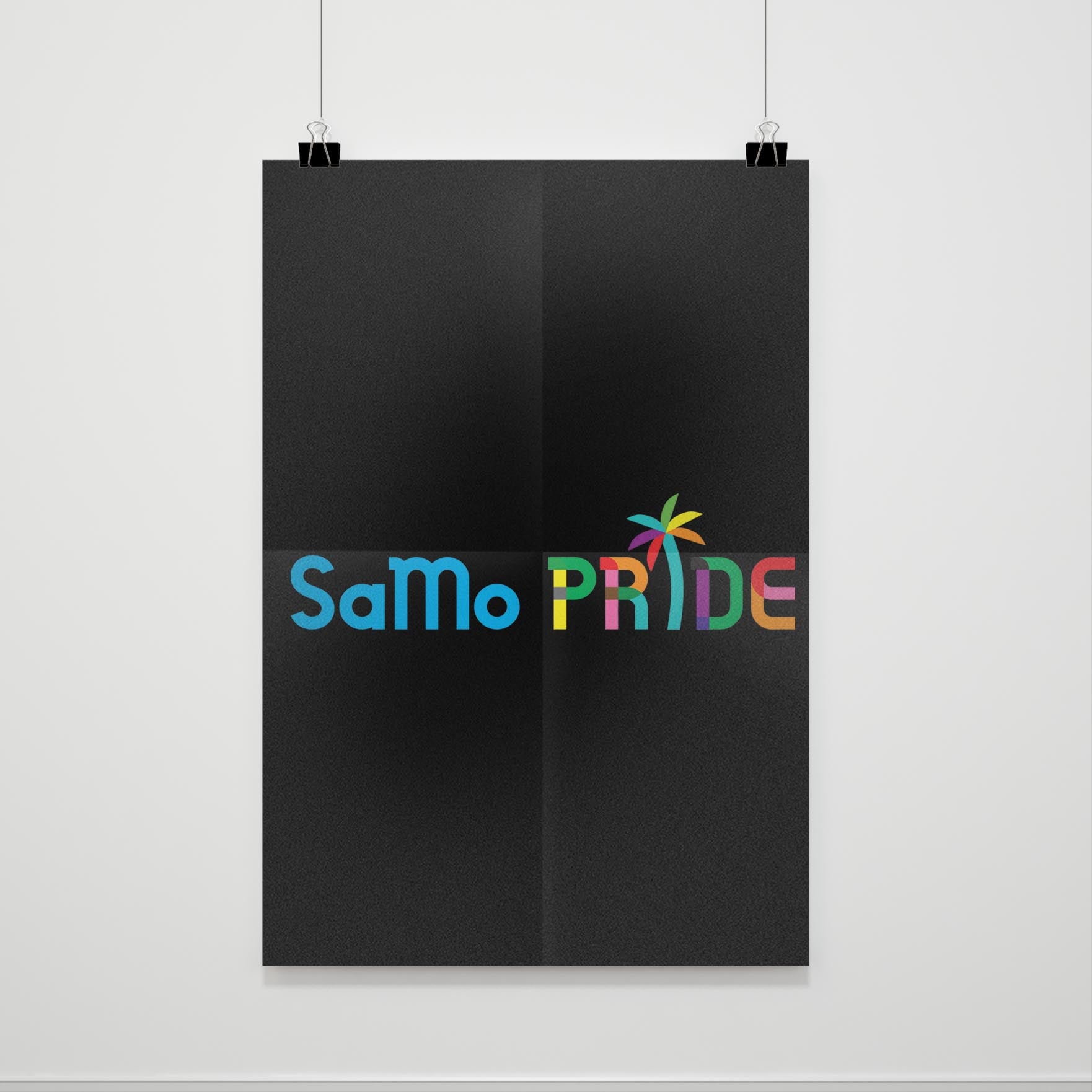 Santa Monica Pride Poster Poster Art Design