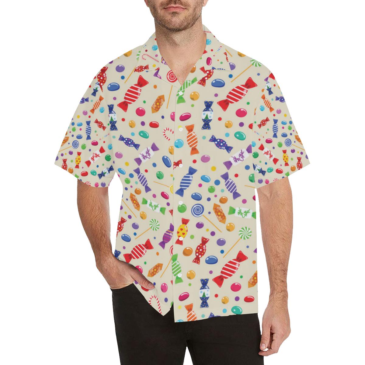 Candy Pattern Print Design 04 Hawaiian Shirt