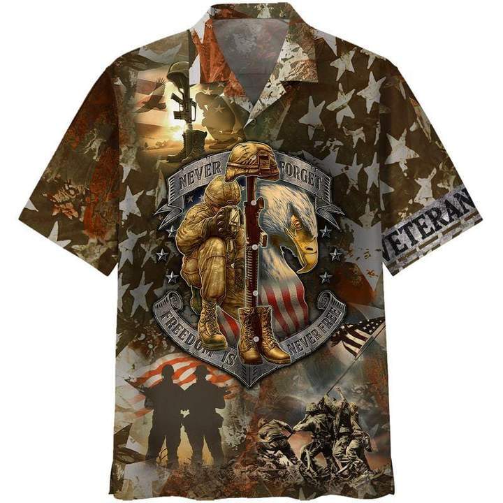 U.S Veteran Freedom Is Not Free Hawaiian Shirt | For Men & Women | Adult | Hw5983