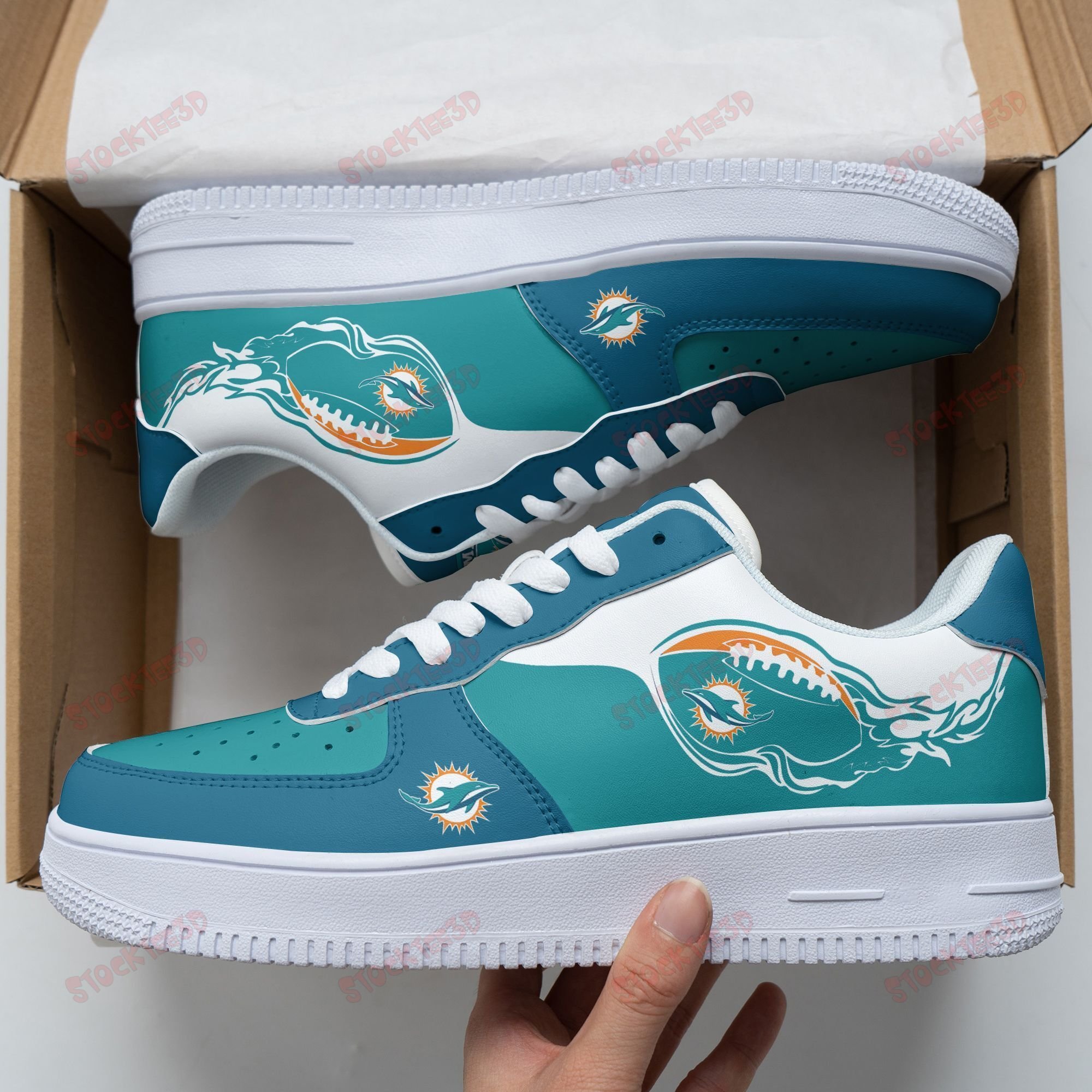 Miami Dolphins Af1 Shoes 178