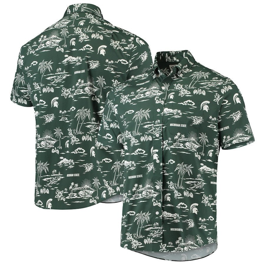 Michigan State Spartans Green Classic Hawaii Shirt Ha37642