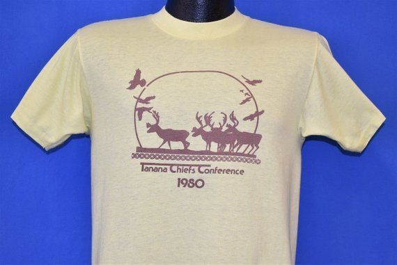 80S Tanana Chief Conference 1980 Alaska Shirt