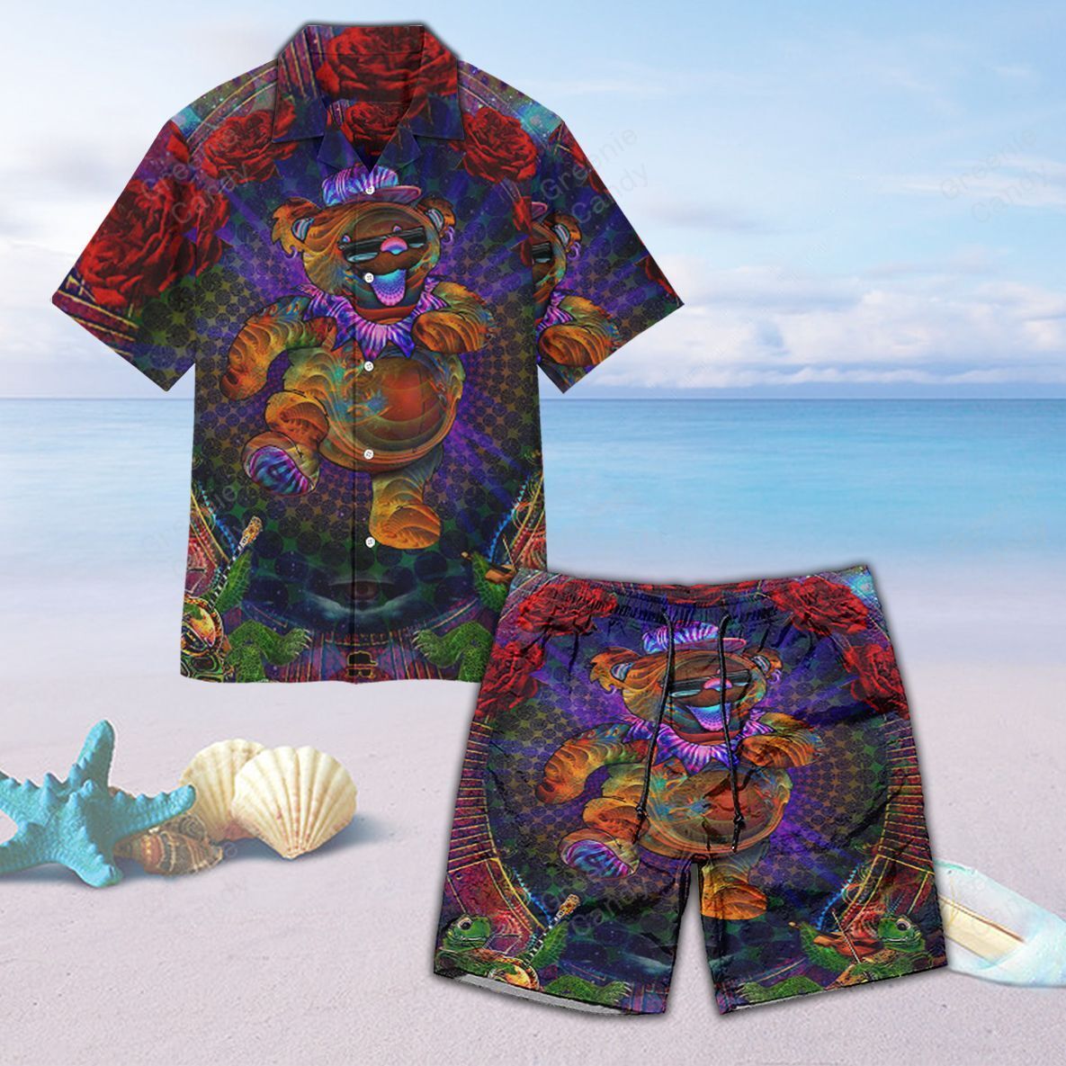 Thankful Dead Unisex Hawaiian Shirt Beach Short Ha53270