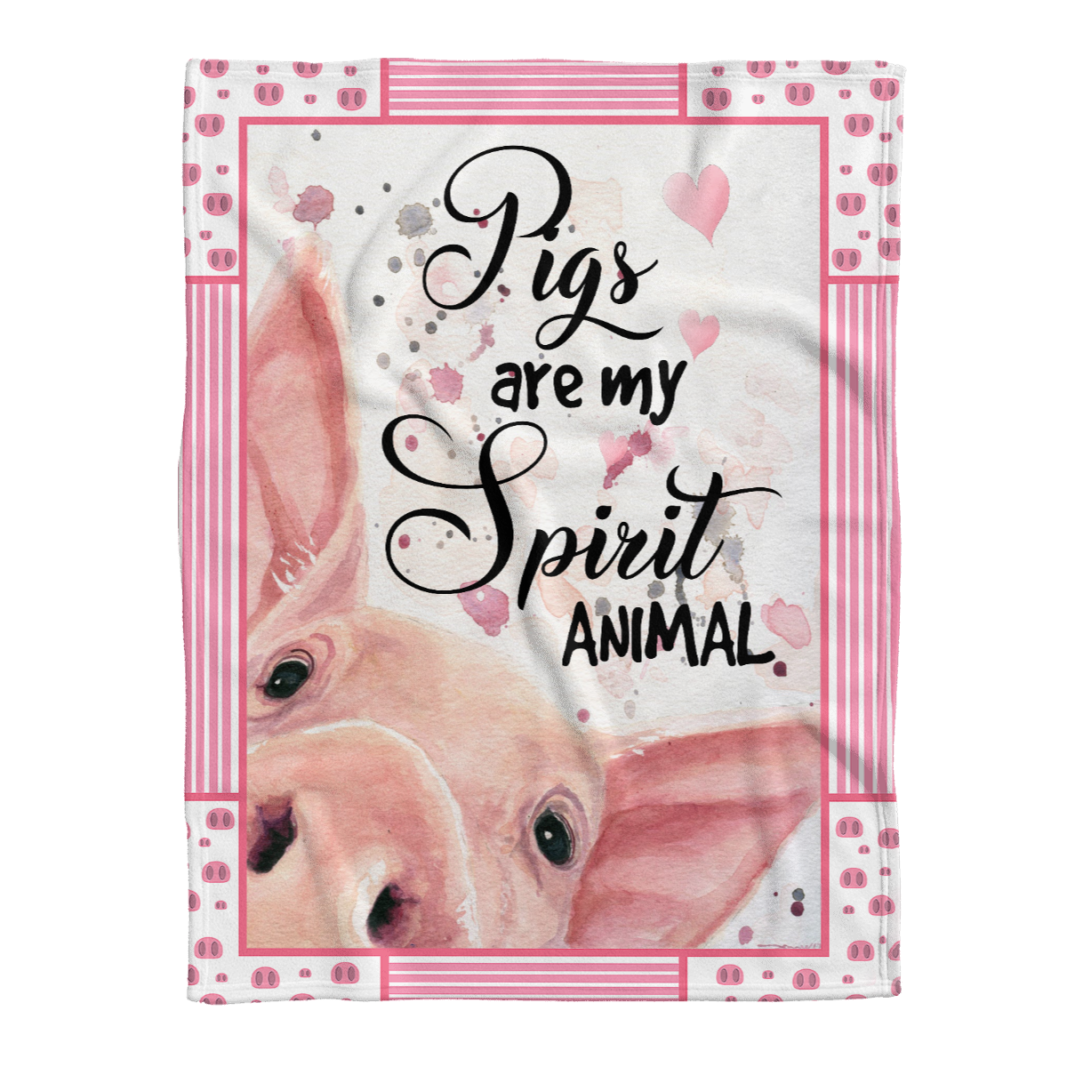 Pig Blanket, Pigs Are My Spirit Animal, Pig Lover