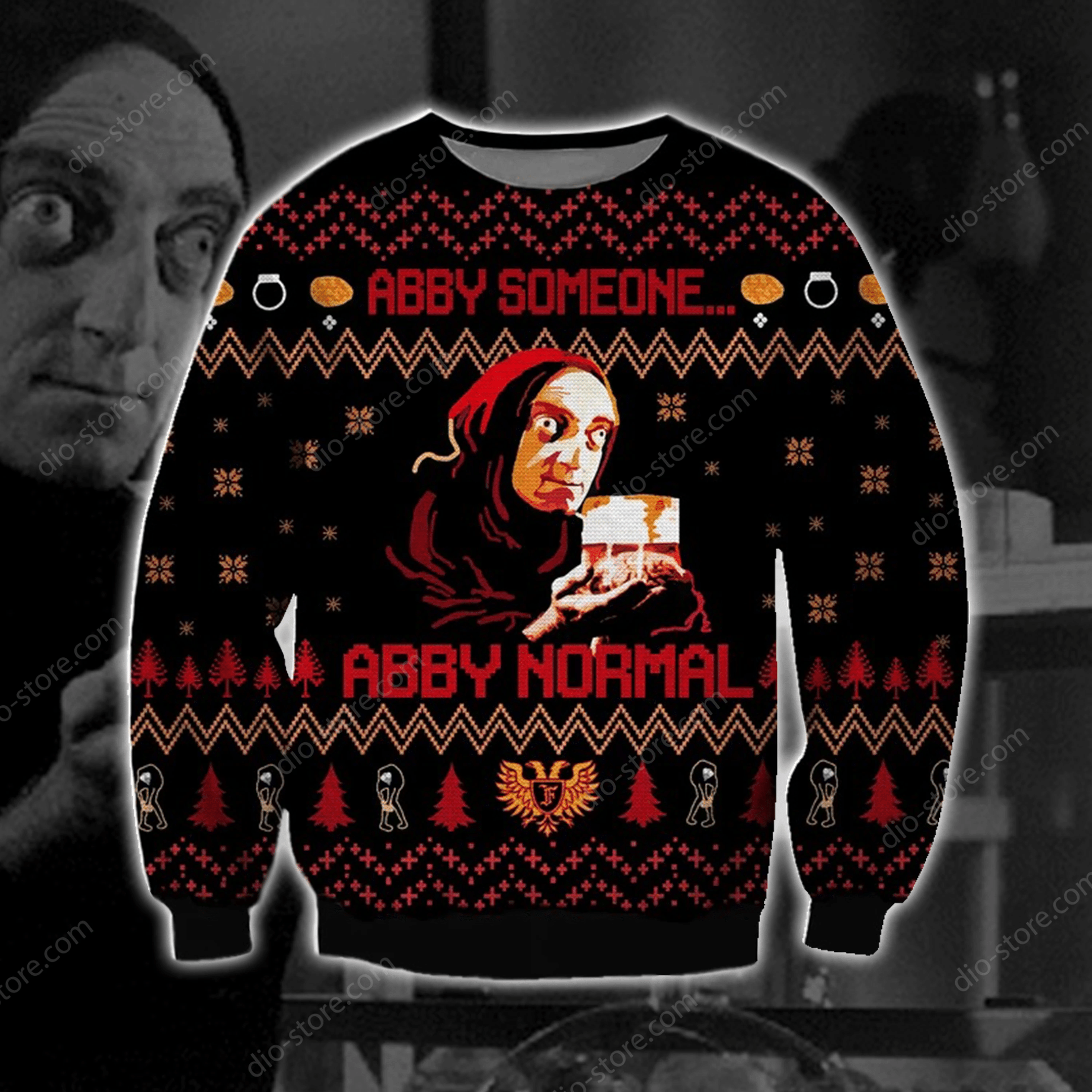 Abby Normal Knitting Pattern 3D Print Ugly Sweater