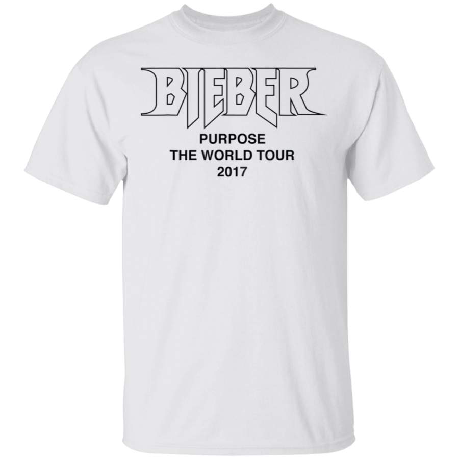 Mens Justin Bieber Logo Outline TShirt