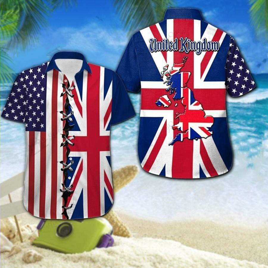 United Kingdom Flag Hawaiian Shirt Pre11698