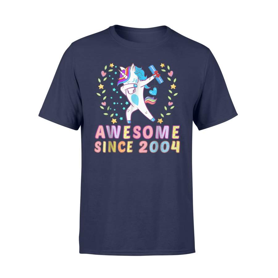 14th Birthday Emoji Unicorn Girls Age 14 T Shirt