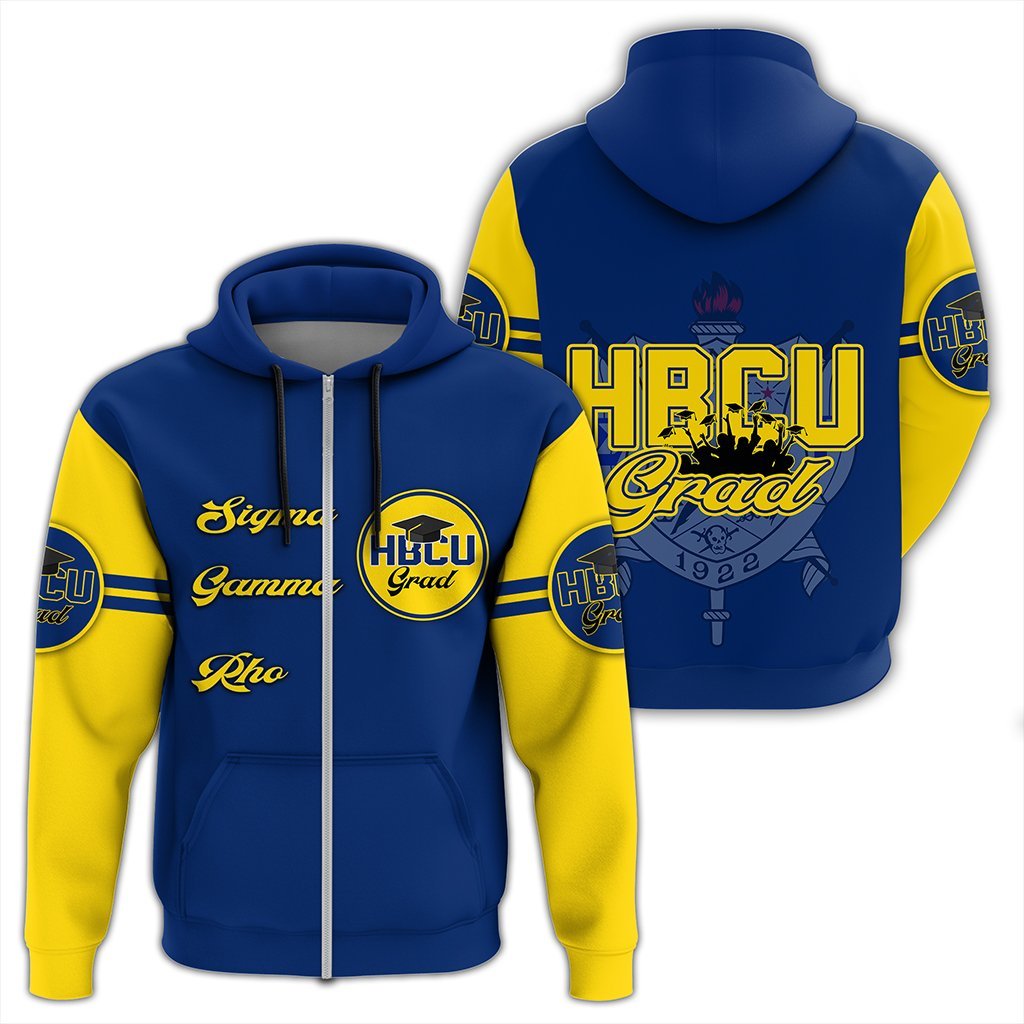 Masonstars Hoodie – Sigma Gamma Rho HBCU Grad Zip Hoodie J09