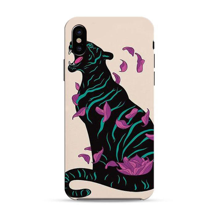 Black Tiger Iphone X 3D Case | Black