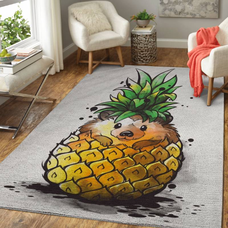 Pineapple hedgehog – Animals Area Rug Carpet