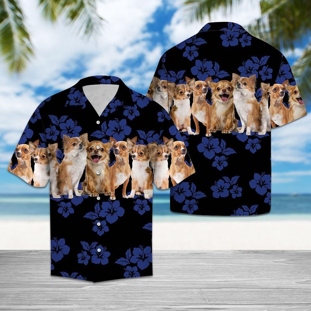 Aloha Shirt Awesome Chihuahua Hawaii Ha27978