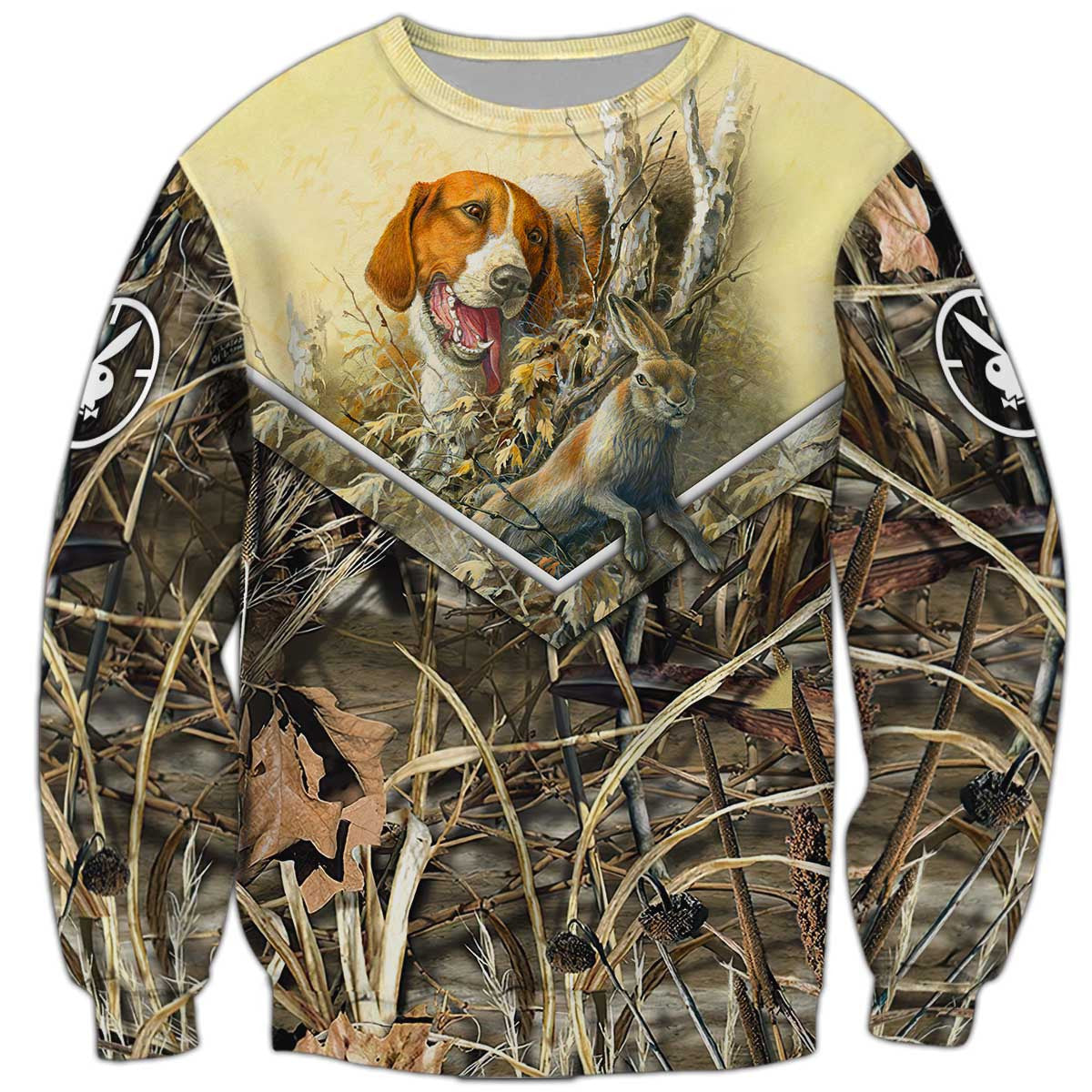 Beagle Hunting Rabbit 3D Sweatshirt – Beagle 3D Sweatshirt – Dog 3D Sweatshirt For Humans