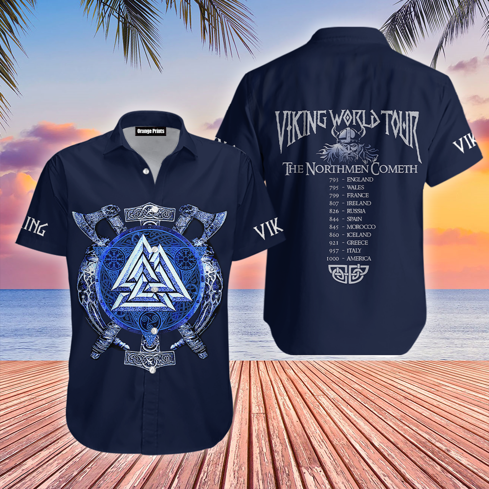 The Viking World Tour Hawaii Shirt For Men And Women Ha14262