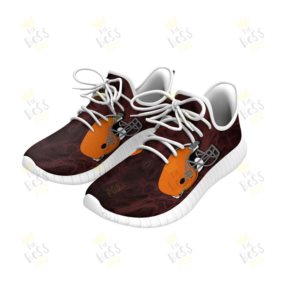 Cleveland Browns Logo Dark Gift For Cleveland Browns Fans Sport Running Sneakers Shoes