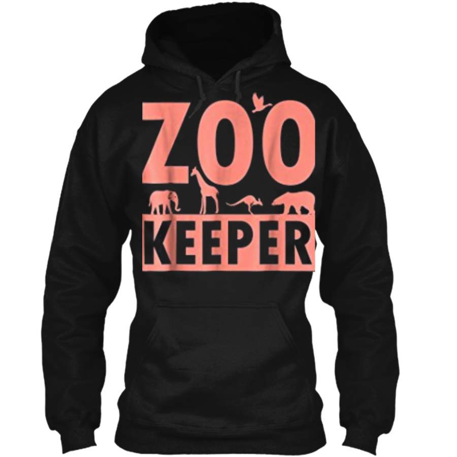 Zoo Keeper  for Zoo Workers Animal Lovers Staff Pullover Hoodie 8 oz