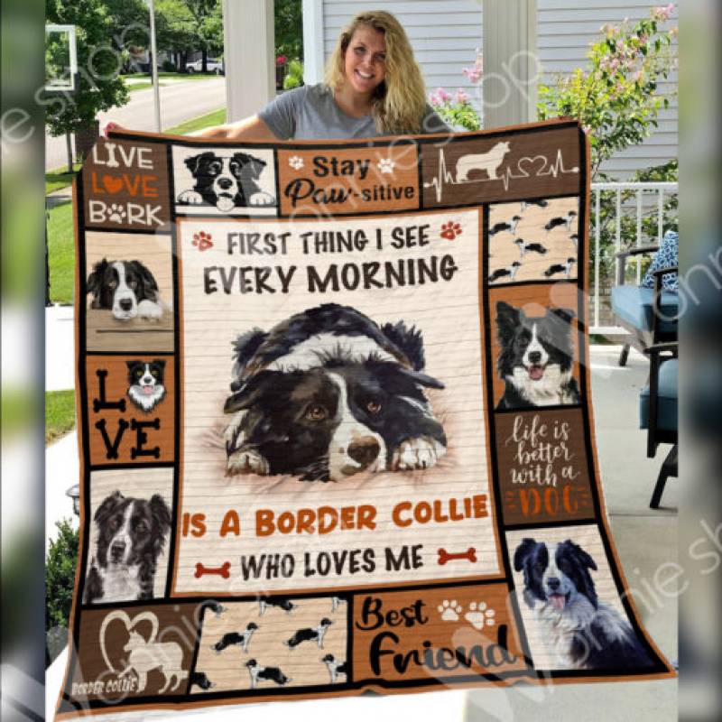 Border Collie Dog Blanket DCB2801 70O51