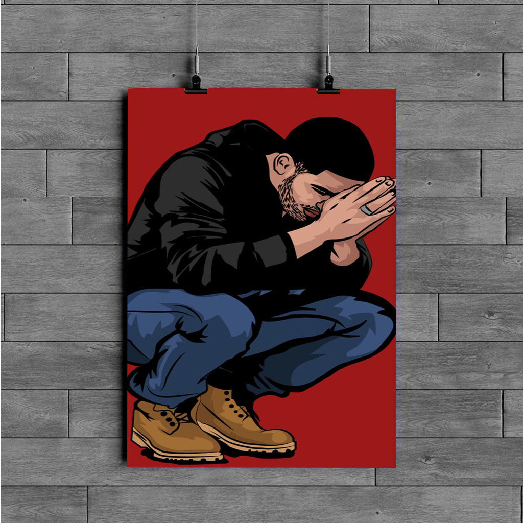 drake cartoon poster - Poster Art Design