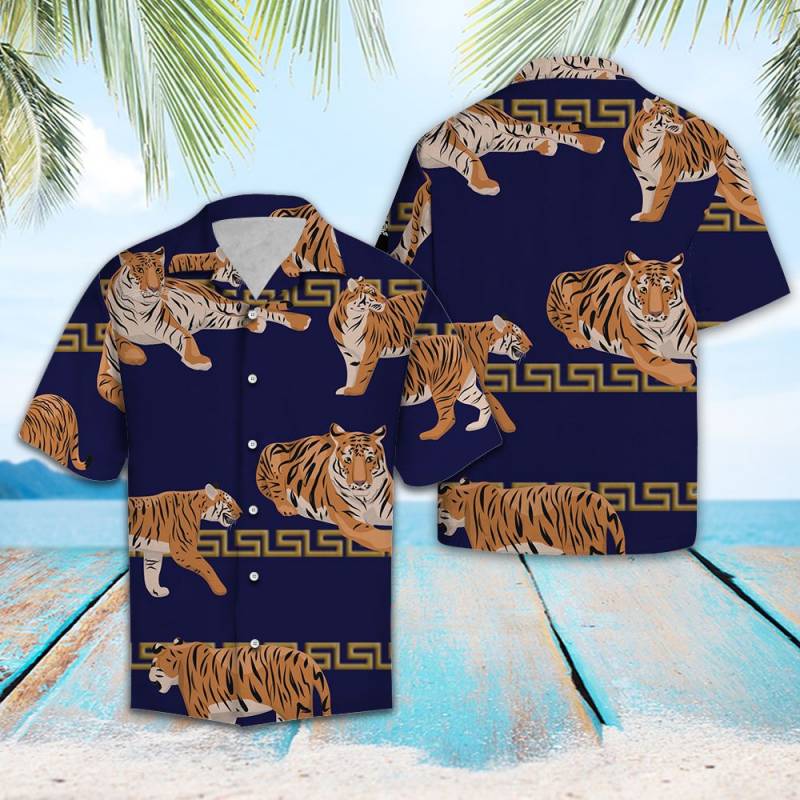 Awesome Tiger Hawaiian Shirt Ha30403