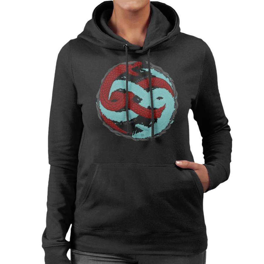 Twin Snakes Metal Gear Solid Women’s Hooded Sweatshirt