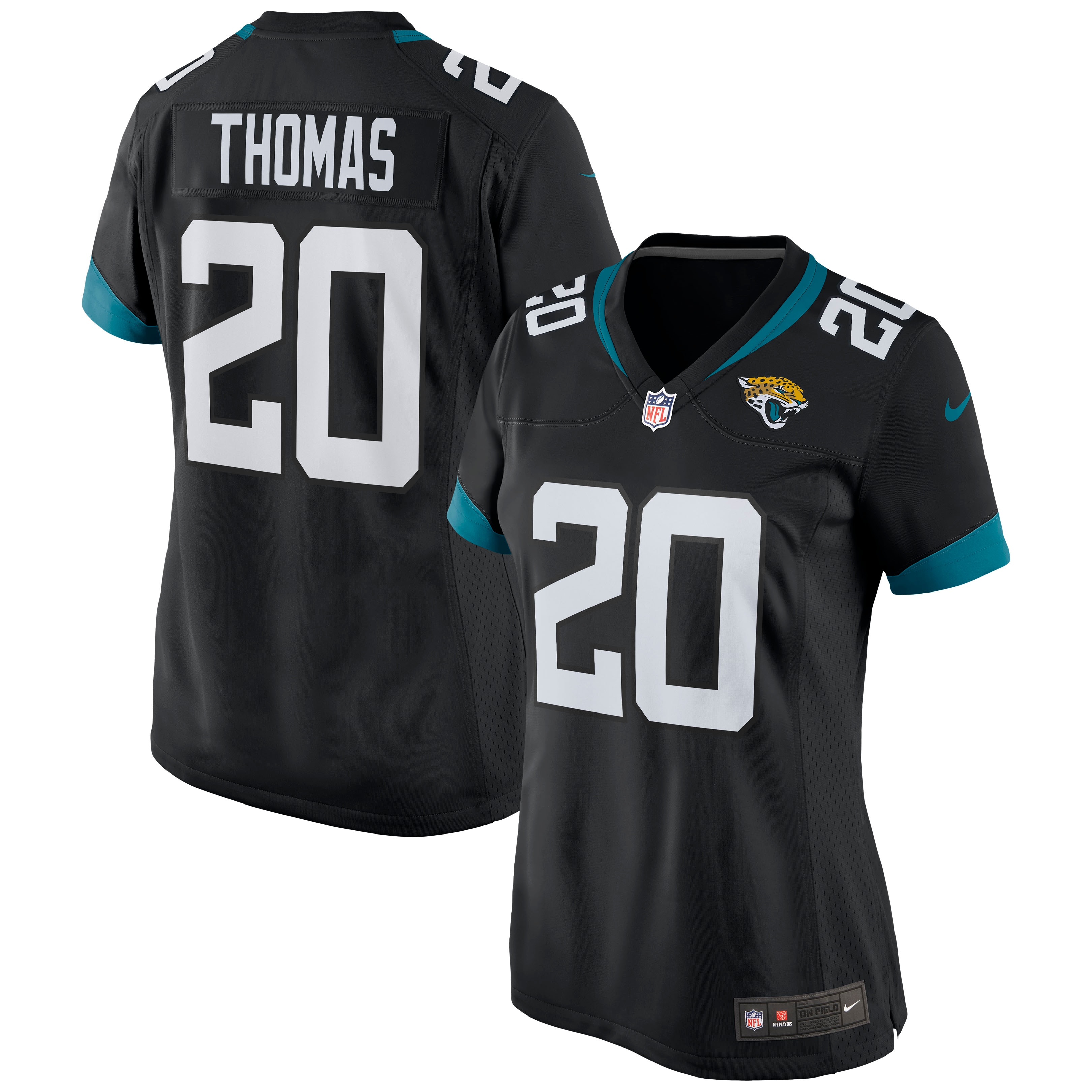 Women’s Jacksonville Jaguars Daniel Thomas Black Game Jersey